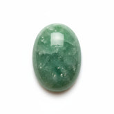 Green Aventurine 1PC Small 6x9 MM Oval Cabochon Green Shine semi Precious Loose Gemstones