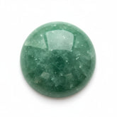 Green Aventurine 1PC Medium 9x9 MM Round Cabochon Green Lustrous semi Precious Semi Precious Gemstone