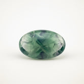 Green Fluorite 1PC Small 6x8 MM Oval Cabochon Green Genuine semi Precious Loose Gems