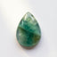 Green Fluorite 1PC Small 6x8 MM Pear Cabochon Green Sparkling semi Precious Gems