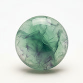 Green Fluorite 1PC Large 11x11 MM Round Cabochon Green Genuine semi Precious Loose Gemstones