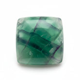 Green Fluorite 1PC Medium 9x9 MM Square Cabochon Green Lustrous semi Precious Gems