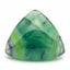Green Fluorite 1PC Large 11x11 MM Triangle Cabochon Green Polished semi Precious Precious Gemstone