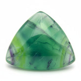 Green Fluorite 1PC Large 11x11 MM Triangle Cabochon Green Polished semi Precious Precious Gemstone