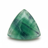 Green Fluorite 1PC Small 8x8 MM Triangle Cabochon Green Fiery semi Precious Loose Gemstone
