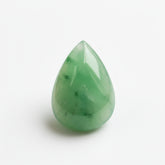 Green Jade 1PC Small 6x8 MM Pear Cabochon Green Fine semi Precious Gems