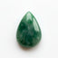 Green Jade 1PC Small 7x9 MM Pear Cabochon Green Natural semi Precious Loose Gemstone