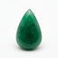 Green Jade 1PC Large 8x12 MM Pear Cabochon Green Fiery semi Precious Gems