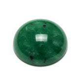Green Jade 1PC Small 7x7 MM Round Cabochon Green Superior semi Precious Semi Precious Gemstone