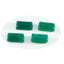 Green Onyx 1PC Small 6x12 MM Baguette Cabochon Green Natural semi Precious Semi Precious Gemstone