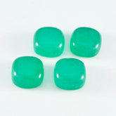 Green Onyx 1PC Small 7x7 MM Cushion Cabochon Green Superior semi Precious Gems