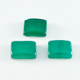 Green Onyx 1PC Small 6x9 MM Emerald Cabochon Green High Quality semi Precious Loose Gemstones