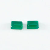 Green Onyx 1PC Small 7x9 MM Emerald Cabochon Green Natural semi Precious Semi Precious Gemstone