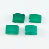 Green Onyx 1PC Large 8x12 MM Emerald Cabochon Green Fiery semi Precious Loose Gemstone