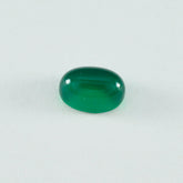 Green Onyx 1PC Large 10x12 MM Oval Cabochon Green Lustrous semi Precious Gems