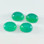 Green Onyx 1PC Small 6x9 MM Oval Cabochon Green Fiery semi Precious Gems