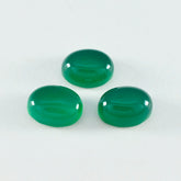 Green Onyx 1PC Large 9x11 MM Oval Cabochon Green Splendid semi Precious Semi Precious Gemstone