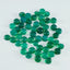 Green Onyx 10PC Tiny 4x4 MM Round Cabochon Green Polished semi Precious Loose Gemstones