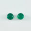 Green Onyx 1PC Tiny 6x6 MM Round Cabochon Green Luster semi Precious Precious Gemstone