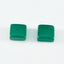 Green Onyx 1PC Large 11x11 MM Square Cabochon Green Shine semi Precious Loose Gemstones