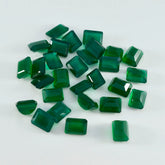 Green Onyx 1PC Small 6x9 MM Emerald Faceted Green Genuine Semi Precious Loose Gems