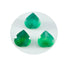 Green Onyx 1PC Small 8x8 MM Heart Faceted Green Luster Semi Precious Loose Gemstones