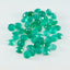 Green Onyx 10PC Tiny 5x5 MM Round Faceted Green Sparkling Semi Precious Gems