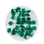 Green Onyx 1PC Tiny 5x5 MM Square Faceted Green Sparkling Semi Precious Gems