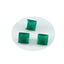 Green Onyx 1PC Small 8x8 MM Square Faceted Green Luster Semi Precious Loose Gemstones
