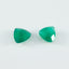 Green Onyx 1PC Large 12x12 MM Triangle Faceted Green High Quality Semi Precious Loose Gemstones