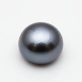 Gray Pearl 1PC Medium 9x9 MM Round Cabochon Gray Sparkling semi Precious Gems