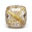 Golden Rutile 1PC Large 11x11 MM Cushion Cabochon Yellow Fine semi Precious Gems