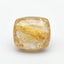 Golden Rutile 1PC Small 8x8 MM Cushion Cabochon Yellow Luster semi Precious Loose Gemstones