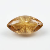 Golden Rutile 1PC Small 5x10 MM Marquise Cabochon Yellow Superior semi Precious Gems