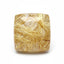 Golden Rutile 1PC Small 8x8 MM Square Cabochon Yellow Natural semi Precious Loose Gemstone