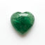 Green Tourmaline 10PC Tiny 3x3 MM Heart Cabochon Green Shine semi Precious Loose Gemstones