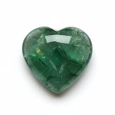 Green Tourmaline 1PC Tiny 6x6 MM Heart Cabochon Green Natural semi Precious Gems