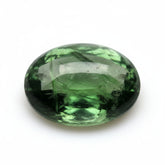 Green Tourmaline 1PC Small 6x8 MM Oval Cabochon Green Shine semi Precious Loose Gemstones