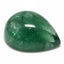 Green Tourmaline 1PC Large 10x12 MM Pear Cabochon Green Luster semi Precious Loose Gemstones