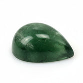 Green Tourmaline 1PC Small 7x9 MM Pear Cabochon Green Fiery semi Precious Semi Precious Gemstone