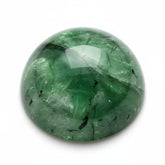 Green Tourmaline 1PC Medium 9x9 MM Round Cabochon Green Superior semi Precious Loose Gemstone