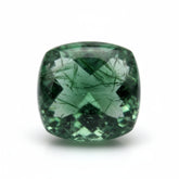 Green Tourmaline 10PC Tiny 5x5 MM Square Cabochon Green Luster semi Precious Loose Gemstones