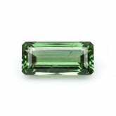 Green Tourmaline 1PC Small 5x10 MM Baguette Faceted Green Fine Semi Precious Gems