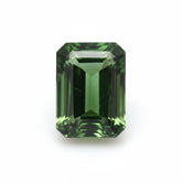 Green Tourmaline 1PC Medium 8x10 MM Emerald Faceted Green Brilliant Semi Precious Loose Gemstones