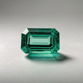 Green Tourmaline 1PC Large 8x12 MM Emerald Faceted Green Polished Semi Precious Loose Gems