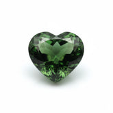 Green Tourmaline 10PC Tiny 3x3 MM Heart Faceted Green Fiery Semi Precious Gems