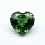 Green Tourmaline 1PC Medium 9x9 MM Heart Faceted Green Lustrous Semi Precious Loose Gemstone