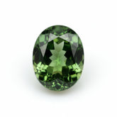 Green Tourmaline 1PC Tiny 5x7 MM Oval Faceted Green Splendid Semi Precious Loose Gemstone