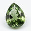 Green Tourmaline 1PC Chunky 15x20 MM Pear Faceted Green Superior Semi Precious Gems
