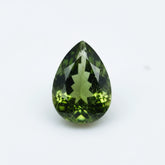 Green Tourmaline 1PC Tiny 3x5 MM Pear Faceted Green Superior Semi Precious Loose Gemstone